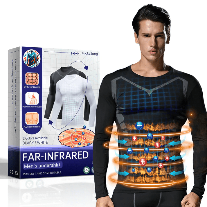 FarmaFlex™ Far Infrared Tourmaline Magnetic Men's Shirt