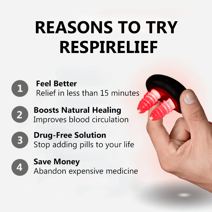 מכשיר לטיפול באף באור אדום RespiRelief™