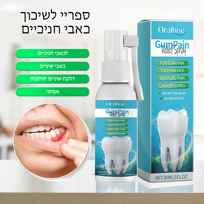 תרסיס הקלה של GumPain™