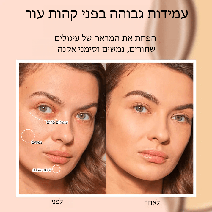 בסיס כיסוי מלא ללא רבב של Gloist™