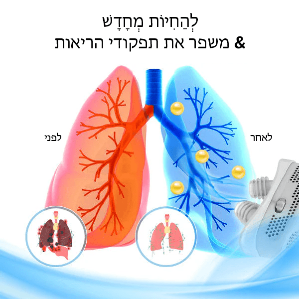 מכשיר מסנן טיפוח ריאות PureAir™