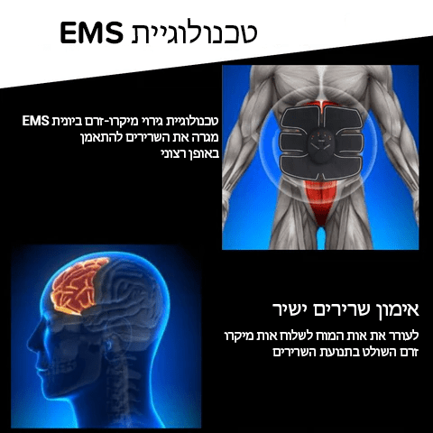 EMS™ ממריץ שרירי בטן וחזה