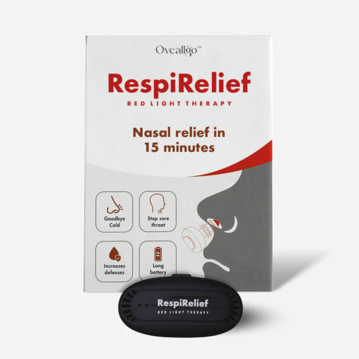 מכשיר לטיפול באף באור אדום RespiRelief™